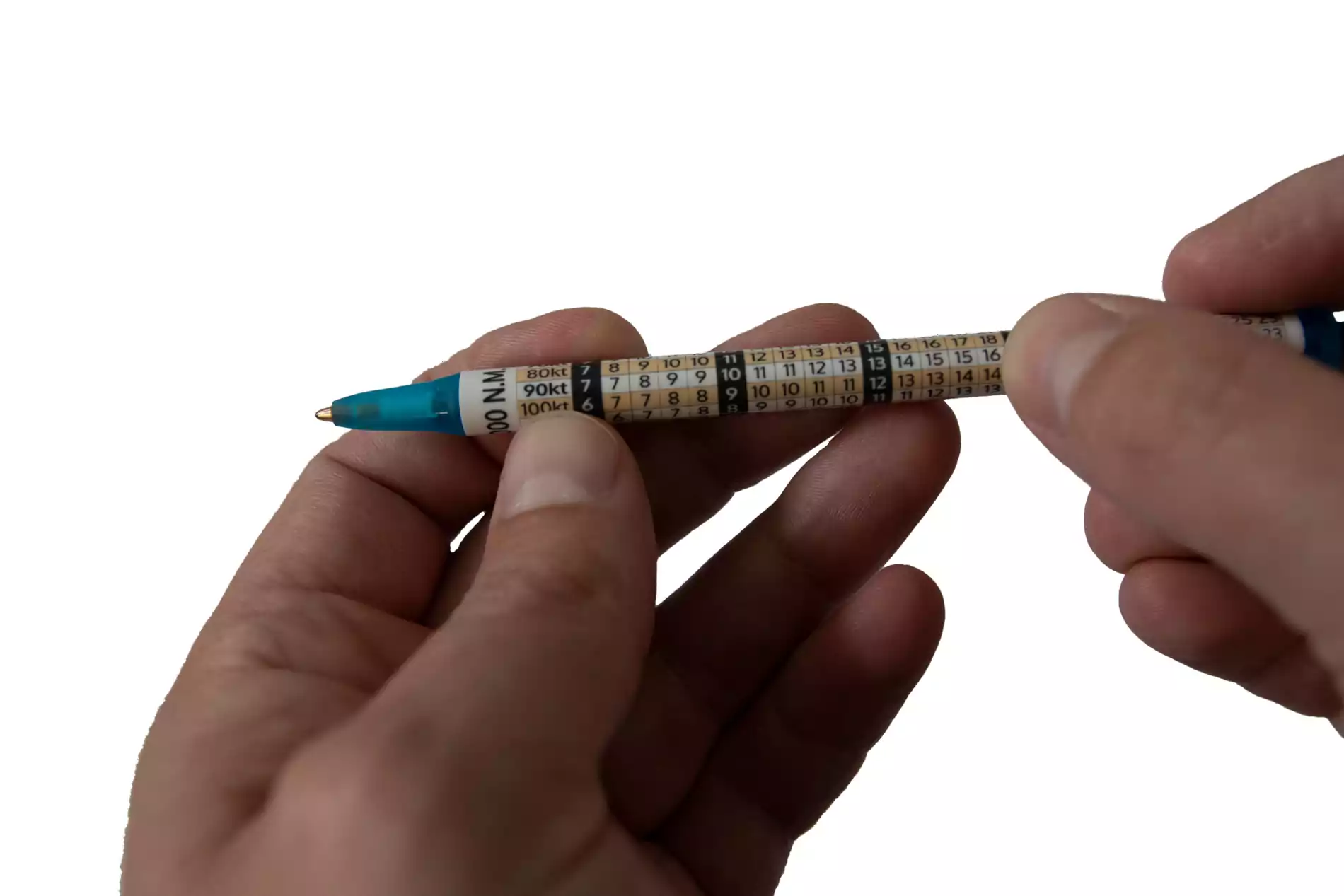 Then, simply read what you have measured.